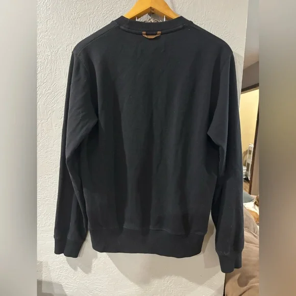 COACH men’s Essential crewneck sweater camo graffiti print large logo size S